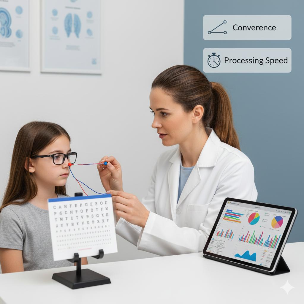 Prescription glasses complete professional optometry operation steps
