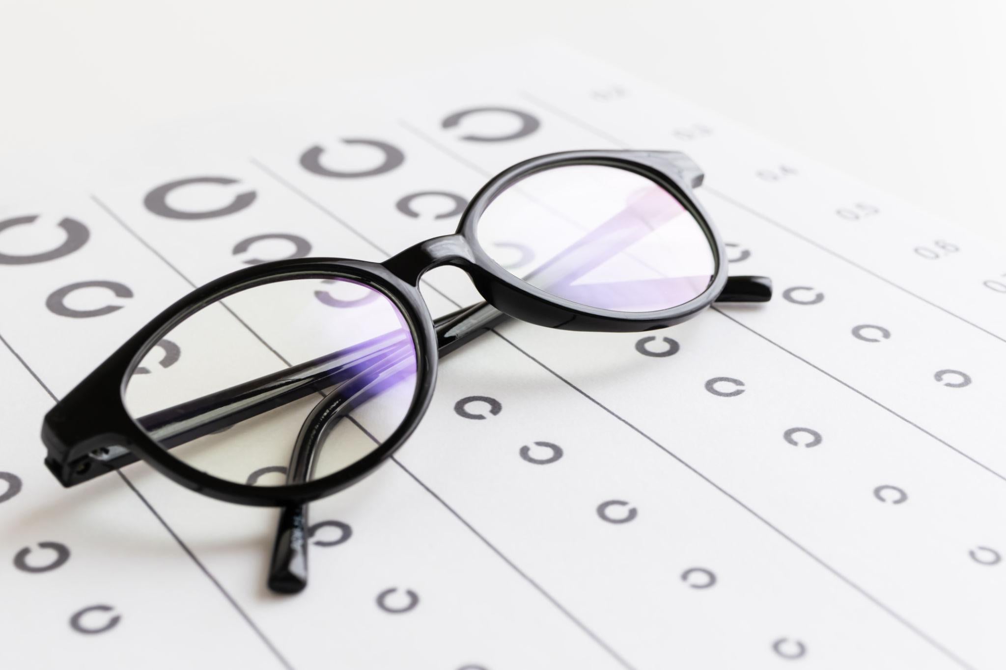Complete operation steps for professional optometry of prescription glasses