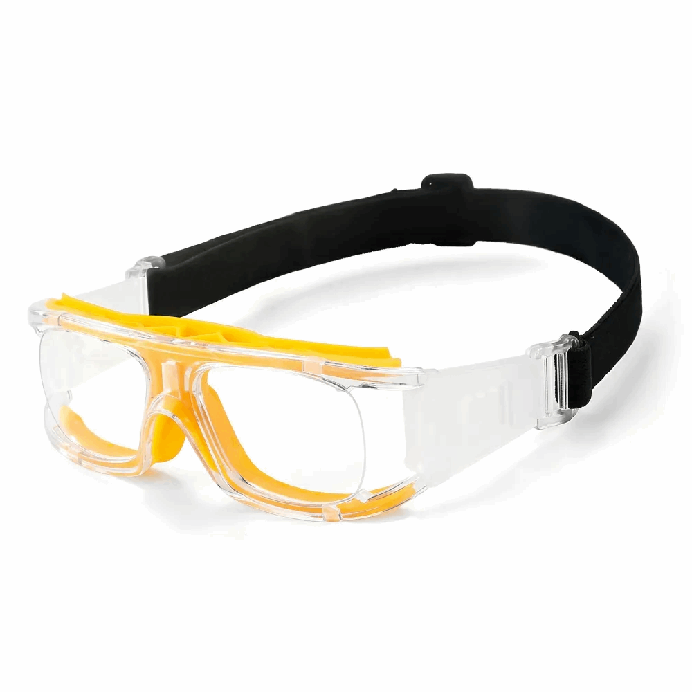 VELSPT-101 Prescription Sport Goggles Impact Basketball Glasses Yellow