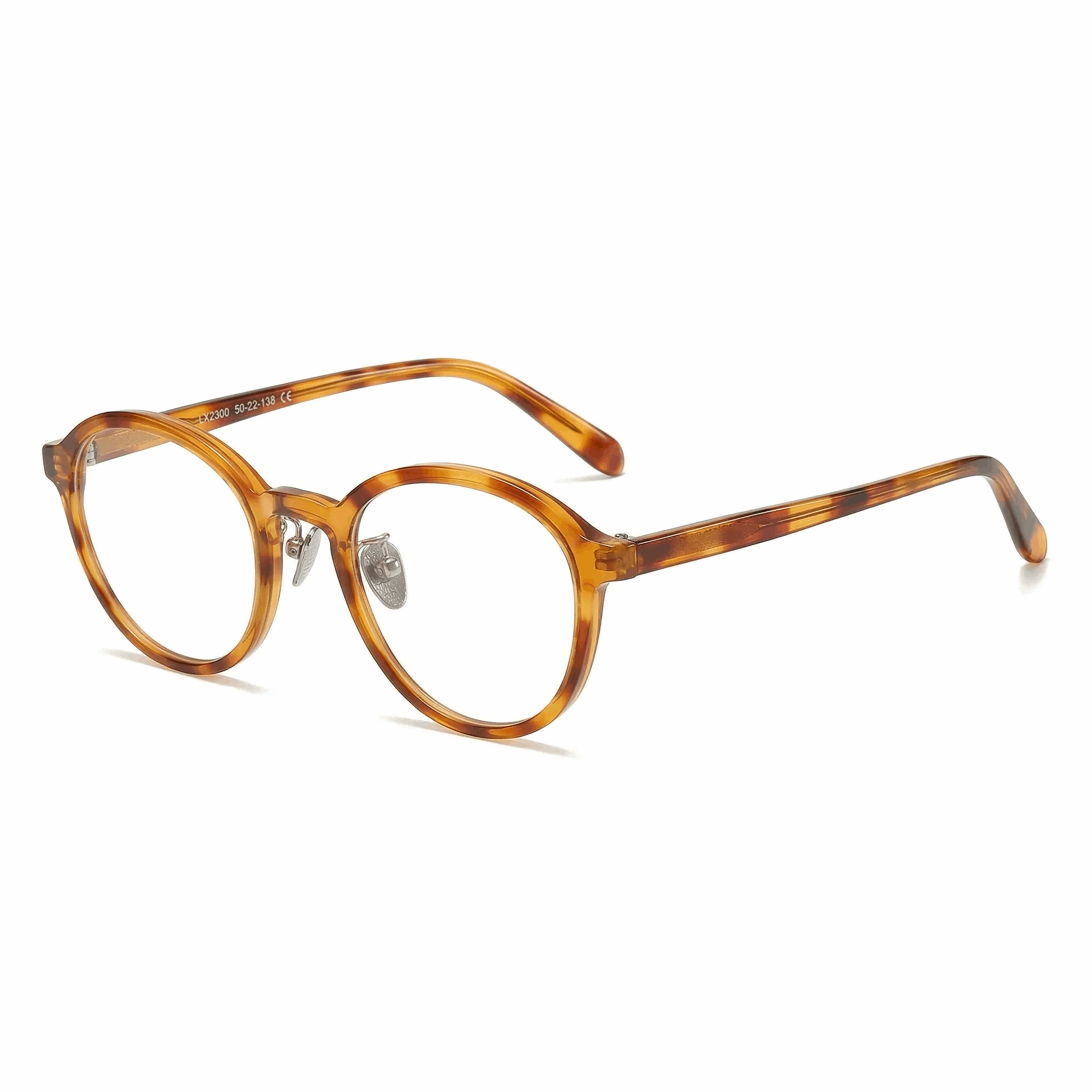VELOPT-106 vintage-inspired classic tortoise shell Boston frames for daily wear.