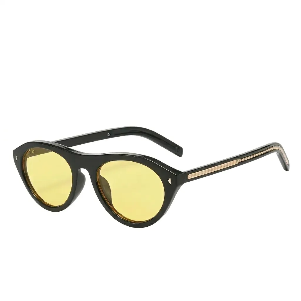 VELSUN-315 Bold Aviator Sunglasses Vintage Teardrop Frames display picture 1